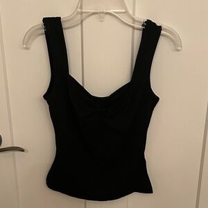 SHEIN Elegant Black Tank Top